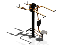 Уличный тренажер "Верхняя тяга Брусья Пресс" УТ339 в Грозном