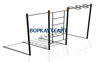Спортивный комплекс воркаут ВС-129 в Грозном
