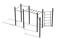 Спортивный комплекс воркаут ВС-117 в Грозном