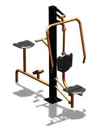 Уличный тренажер "Жим от груди Вело" УТ321 в Грозном