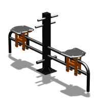 Уличный тренажер  "Каталка двойная"   УТ215 в Грозном