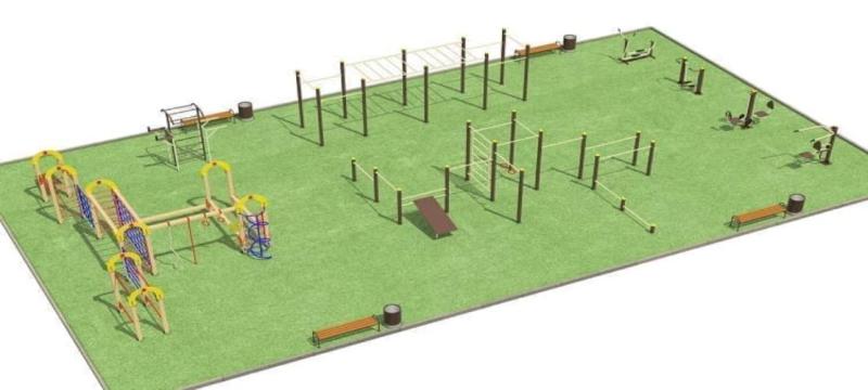 Проект спортивной площадки для любого возраста - 1 096 200 рублей. в Грозном