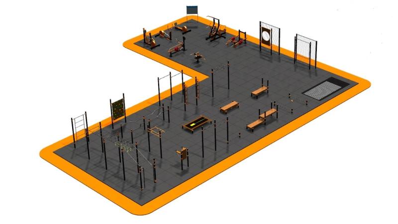 Дизайн проект спортплощадки Угловая в Грозном