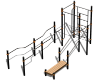 Спортивный комплекс воркаут ВС-194 в Грозном
