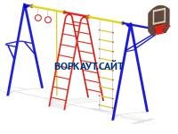 Гимнастический комплекс с баскетбольным щитом МАФ 3001 в Грозном