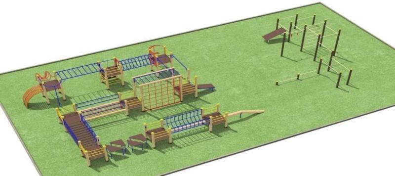 Проект спортплощадки с полосой препятствий - 1 178 100 рублей в Грозном