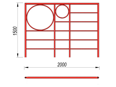 Шведская стенка с кольцами МАФ 3502 в Грозном