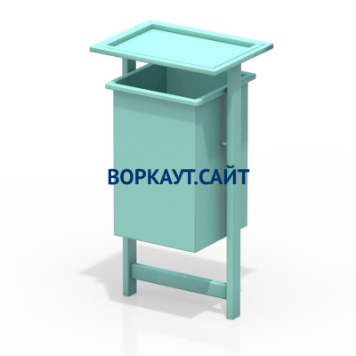 Урна с крышкой МАФ 1631 в Грозном