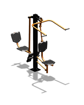 Уличный тренажер "Верхняя тяга Жим ногами" УТ322 в Грозном