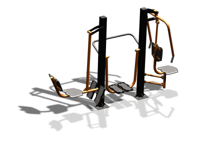 Уличный тренажер "Жим ногами Шагомер Жим от груди" УТ333 в Грозном