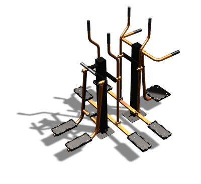 Уличный тренажер "Шпагат Маятник Лыжник двойной" УТ335 в Грозном