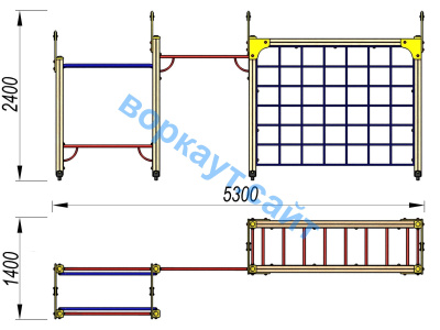 Детский спортивный комплекс Атлет ДСК 3106 в Грозном