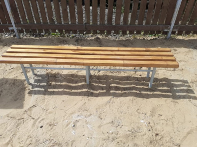 Двухметровая лавочка без спинки 2 м МАФ 1602 в Грозном