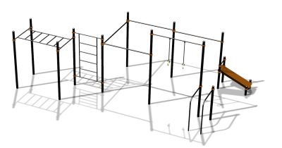 Спортивный комплекс воркаут ВС-153 в Грозном