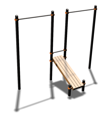 Воркаут турники со скамьей для пресса ВС-27 в Грозном