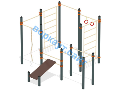 Спортивный комплекс воркаут ВС-47 в Грозном