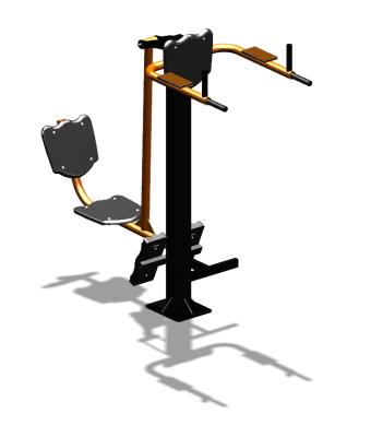 Уличный тренажер "Жим ногами Брусья Пресс" УТ329 в Грозном