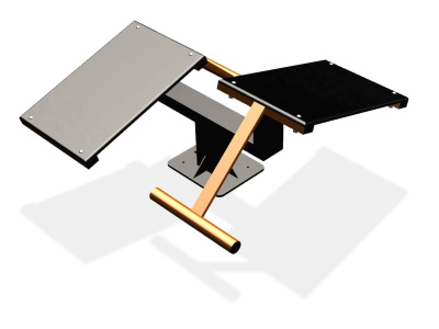 Уличный тренажер  "Скамья для пресса двойная"   УТ213 в Грозном