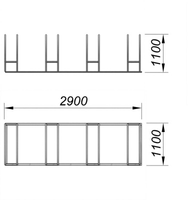 Велопарковка МАФ 6002 в Грозном