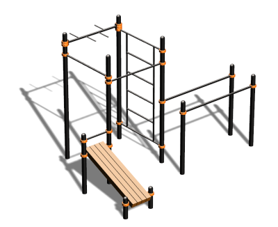 Спортивный комплекс воркаут ВС-91 в Грозном