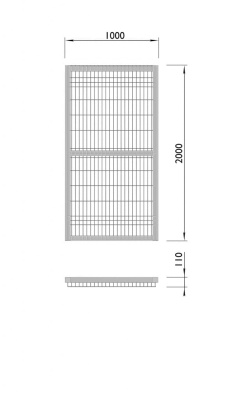 Калитка спортивной площадки МАФ 5105 в Грозном