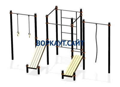 Спортивный комплекс воркаут ВС-44 в Грозном