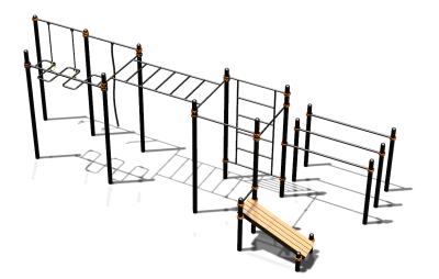 Спортивный комплекс воркаут ВС-77 в Грозном