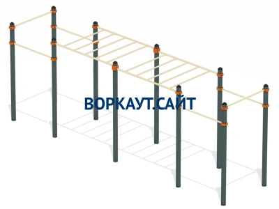 Воркаут рукоход с турниками ВС-23 в Грозном