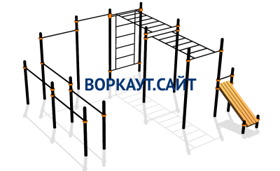 Спортивный комплекс воркаут ВС-109 в Грозном