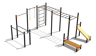 Спортивный комплекс воркаут ВС-71 в Грозном