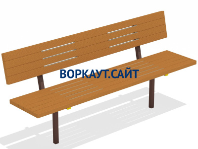 Диван уличный МАФ 1608 в Грозном