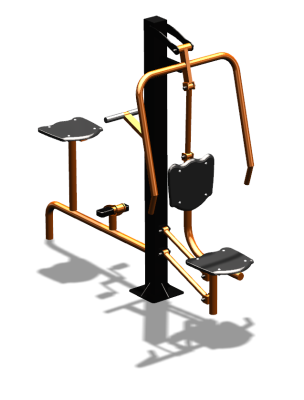 Уличный тренажер "Жим от груди Вело" УТ321 в Грозном