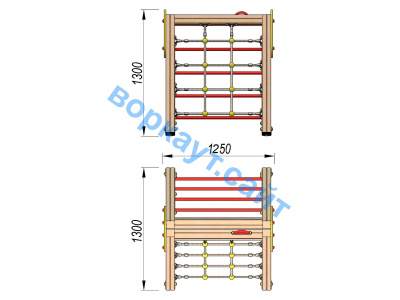 Детский спортивный комплекс ДСК 3201 в Грозном