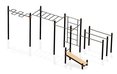 Спортивный комплекс воркаут ВС-57 в Грозном