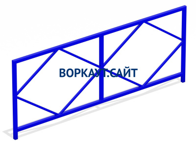 Ограждение площадки МАФ 5001 в Грозном