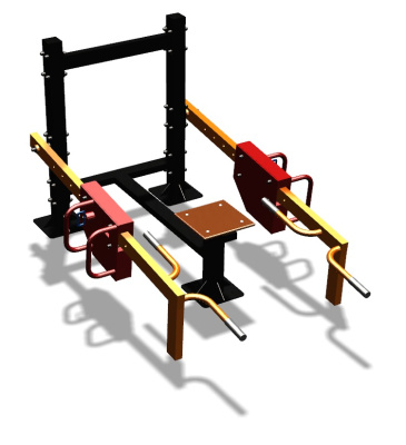 Силовой уличный тренажер  "Приседания/Шраги"  УТ413 в Грозном