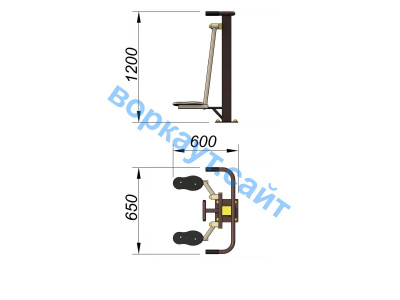 Уличный тренажер Атлетический комплекс УТ 010 в Грозном