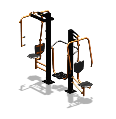 Уличный тренажер "Жим от себя Шагомер Баттерфляй" УТ303 в Грозном