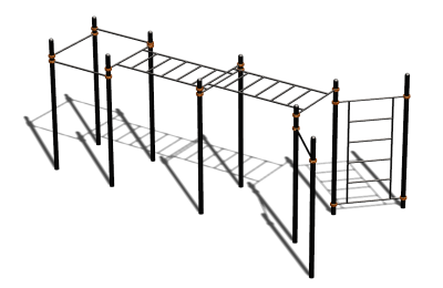 Спортивный комплекс воркаут ВС-118 в Грозном
