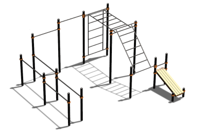 Спортивный комплекс воркаут ВС-146 в Грозном