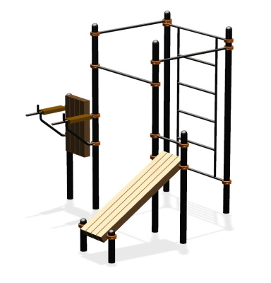Спортивный комплекс воркаут ВС-64 в Грозном