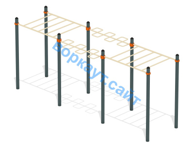 Воркаут комплекс рукоходов ВС-22 в Грозном