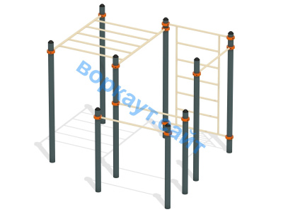 Спортивный комплекс воркаут ВС-48 в Грозном