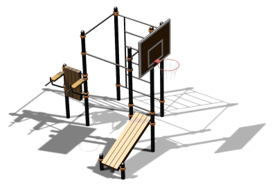 Спортивный комплекс воркаут ВС-155 в Грозном