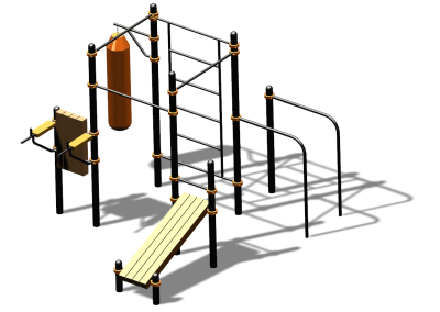 Спортивный комплекс воркаут ВС-93 в Грозном