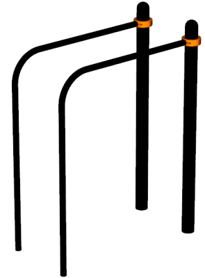 Воркаут брусья приставные ВС-39 в Грозном