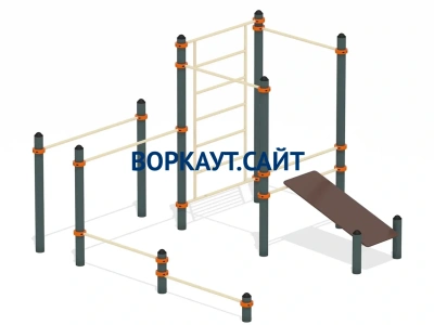 Спортивный комплекс воркаут ВС-43 в Грозном