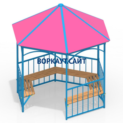 Беседка с лавками МАФ 4120 в Грозном