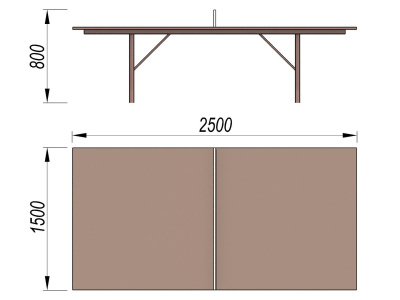 Теннисный стол МАФ 3517 в Грозном