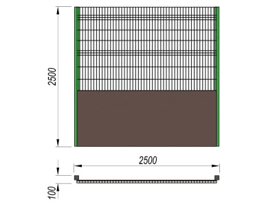 Ограждение хоккейной коробки МАФ 5202 в Грозном